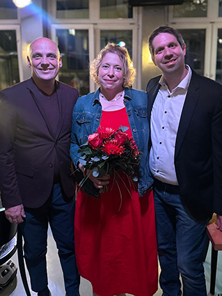 Nach der Nominierung mit meinem Mann Chris und Landtagsvizepräsident Daniel Born MdL